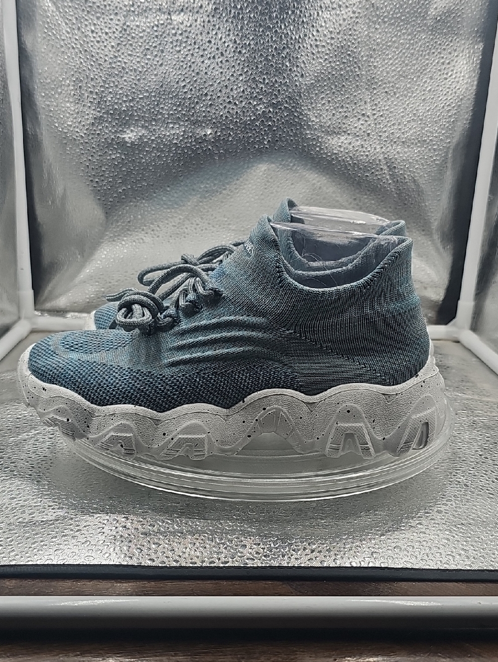 New In Dustbag Nurse Babes Blue Shoes For Woman Size 6 - Picture 3 of 8